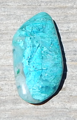 Gem Chrysocolla with quartz Cabochon Arizona
