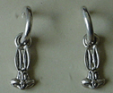 Bugs bunny dangles on silver posts