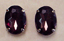 lucite faceted post earrings