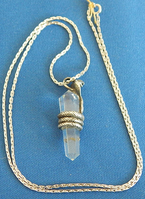 Quartz crystal pendant