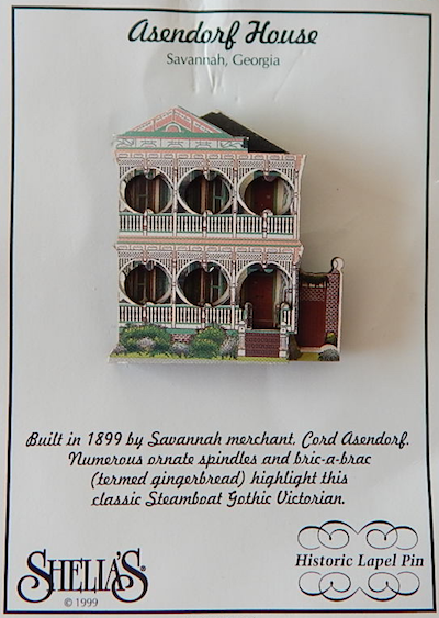 Asendorf House Historic Lapel Pin