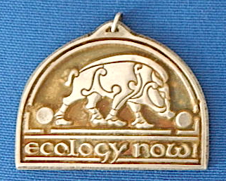 Ecology sterling boar pendant