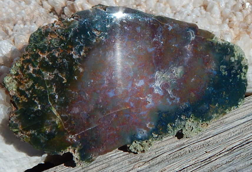 Unknown Green Moss Agate Slab