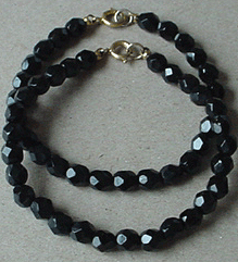 Black crystal bracelets