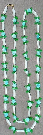 Plastic bead necklace